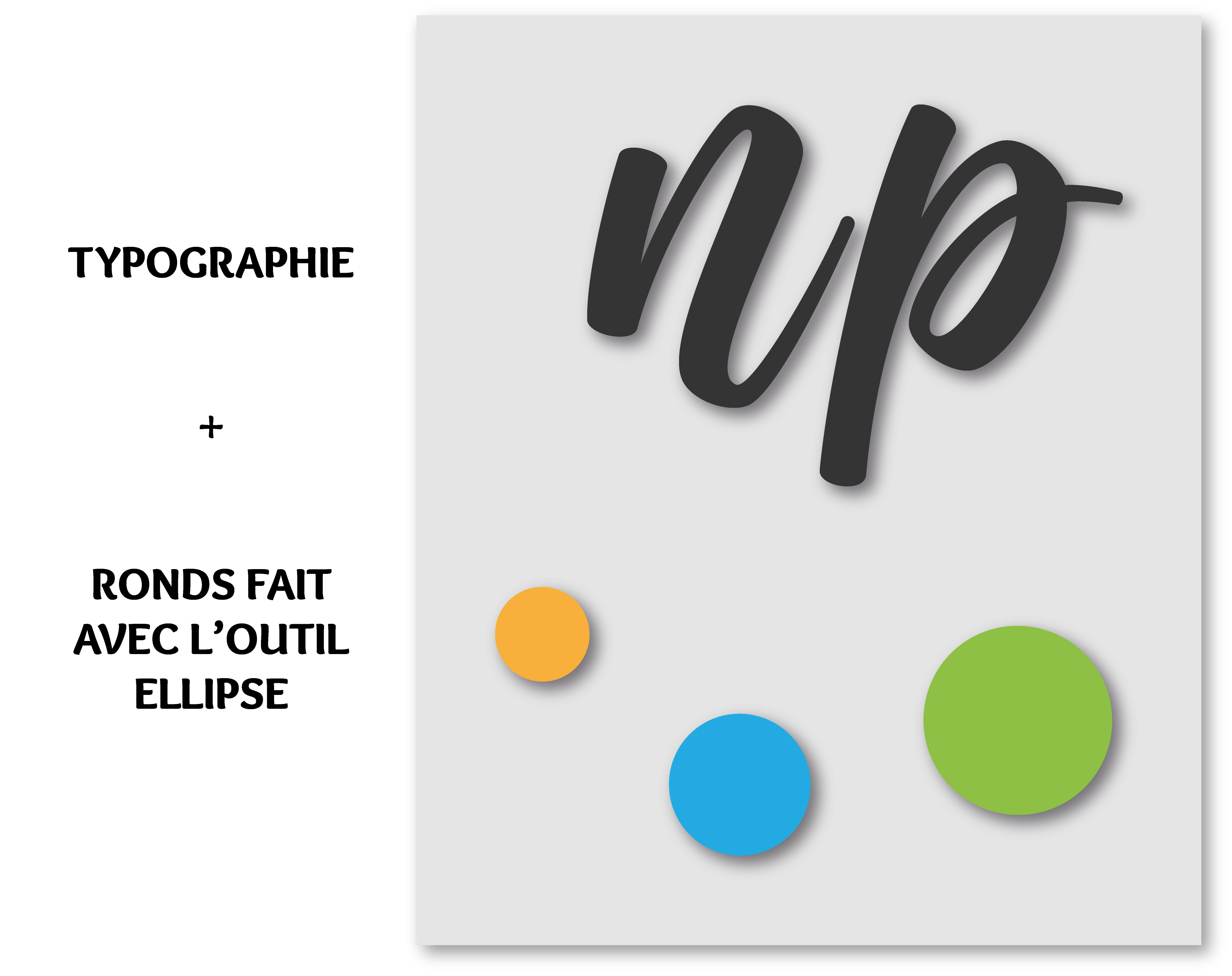 Étapes de création de mon logo